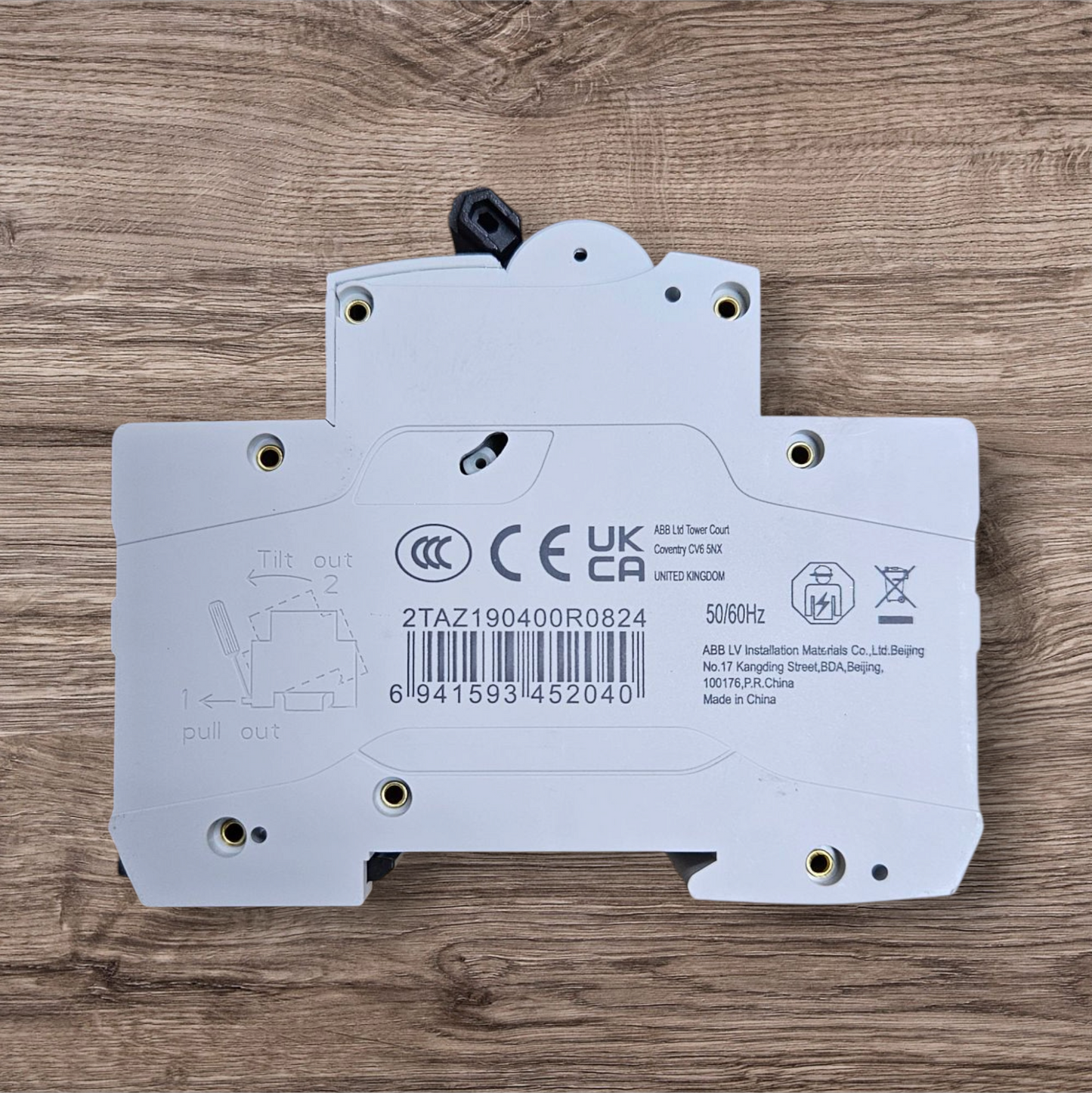 ABB SH804, MCB 4 Pole, C100A, 10KA