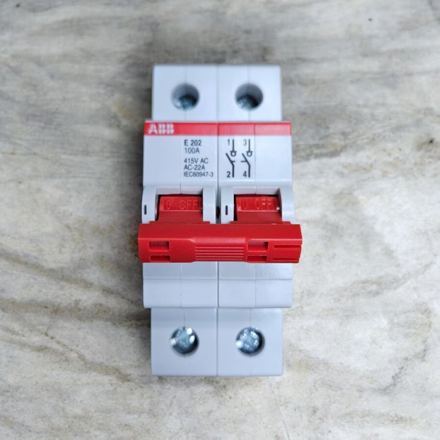 ABB E202/100r, 2 Pole Isolator Switch