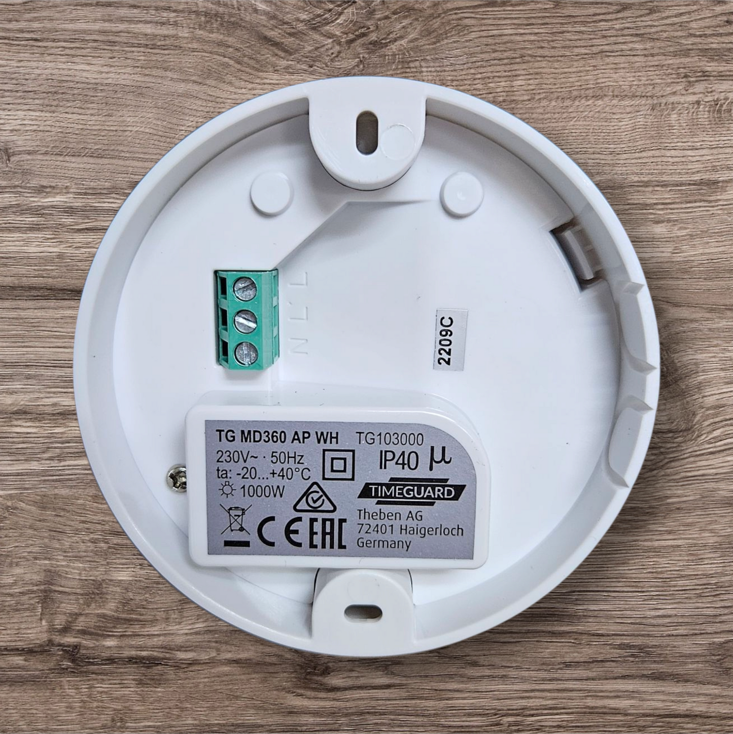 Theben Motion Detector Sensor TG MD360 AP WH TG103000
