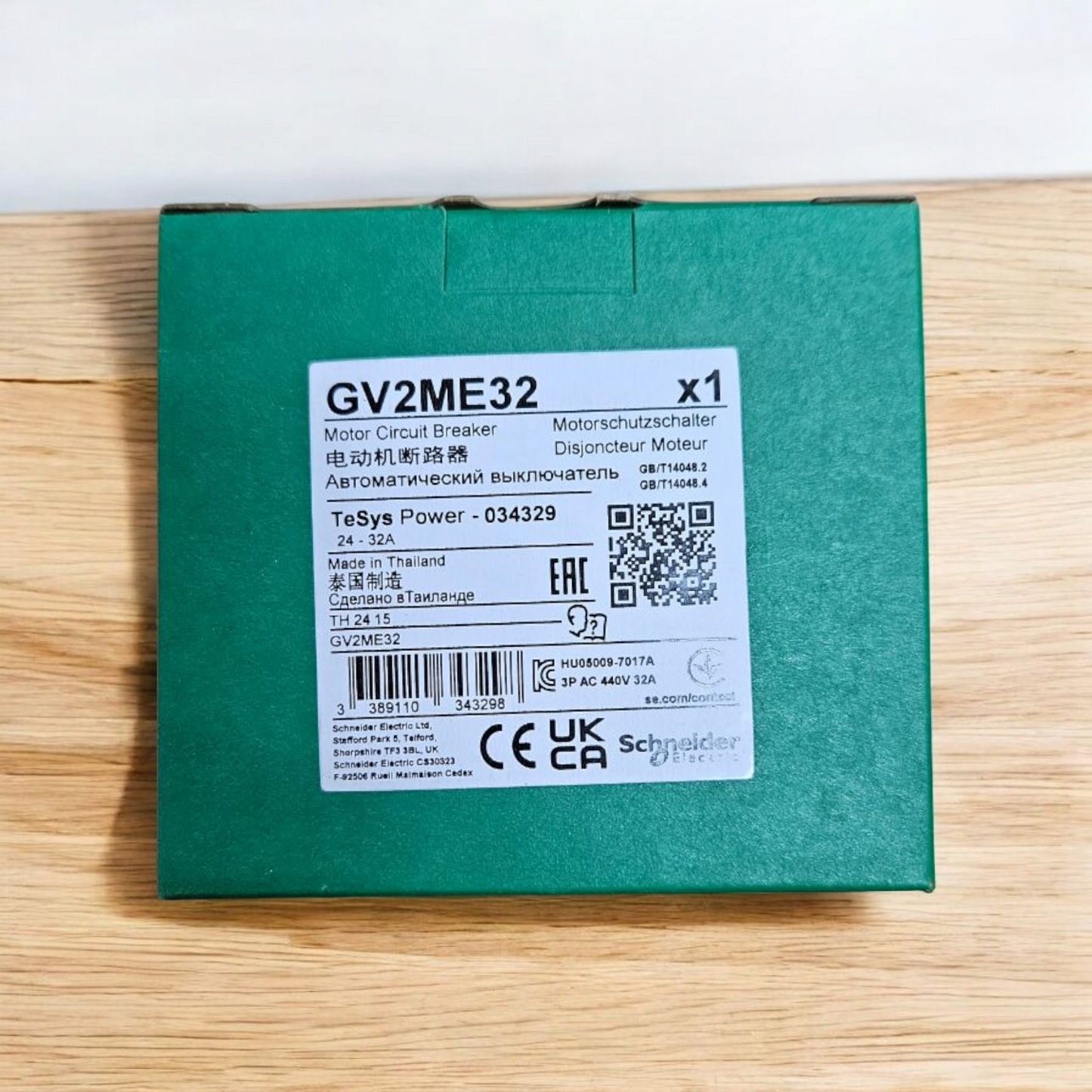 Schneider GV2ME32, 24-32A Motor Circuit Breaker