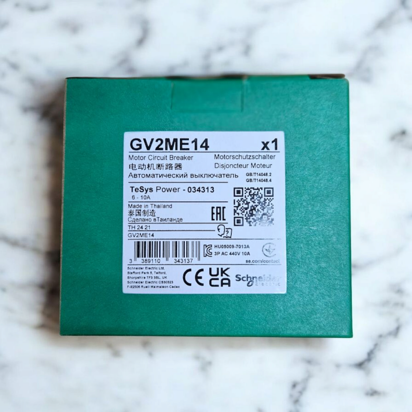 Schneider GV2ME14, 6-10A Motor Circuit Breaker