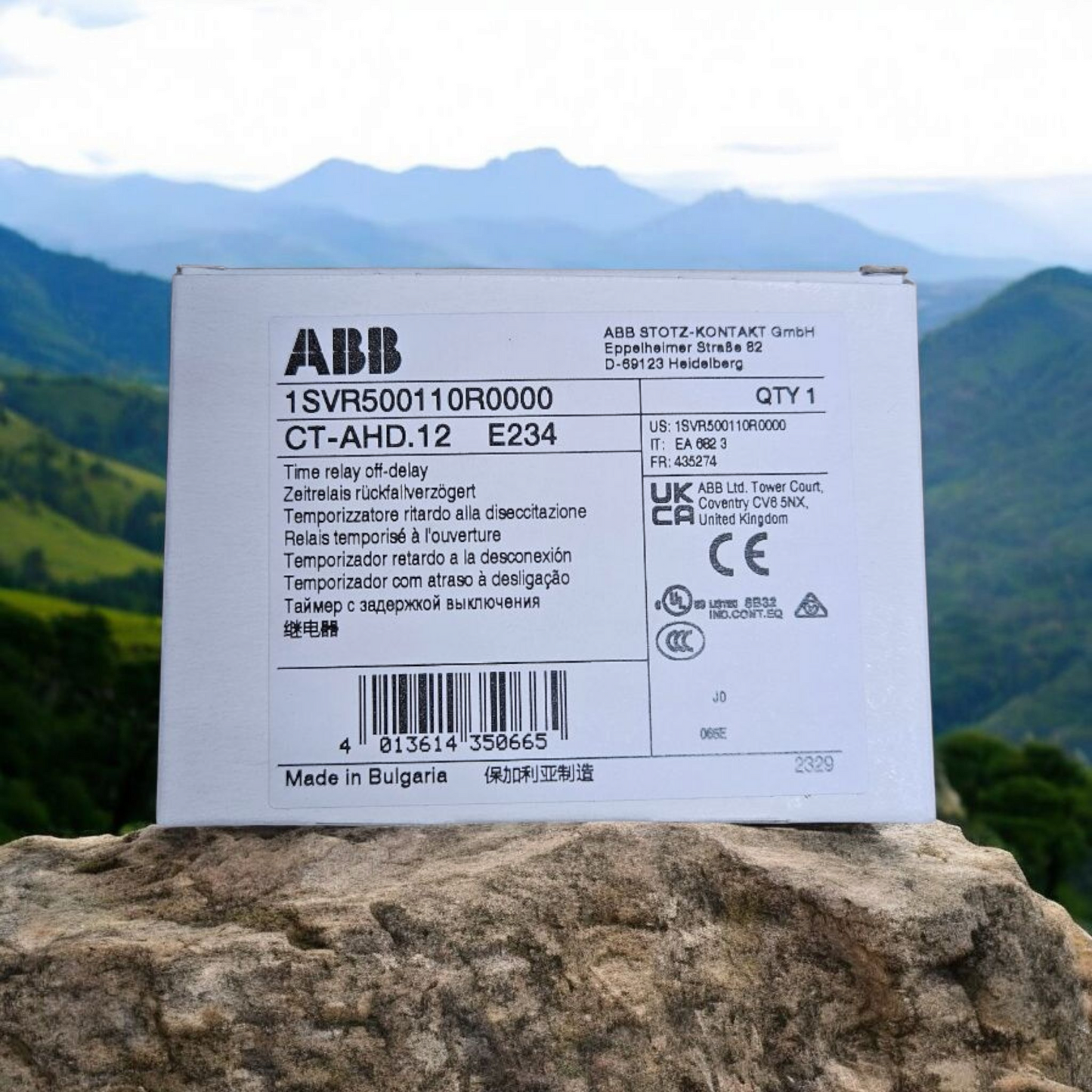 ABB CT-AHD.12 E234 Time Relay Off Delay