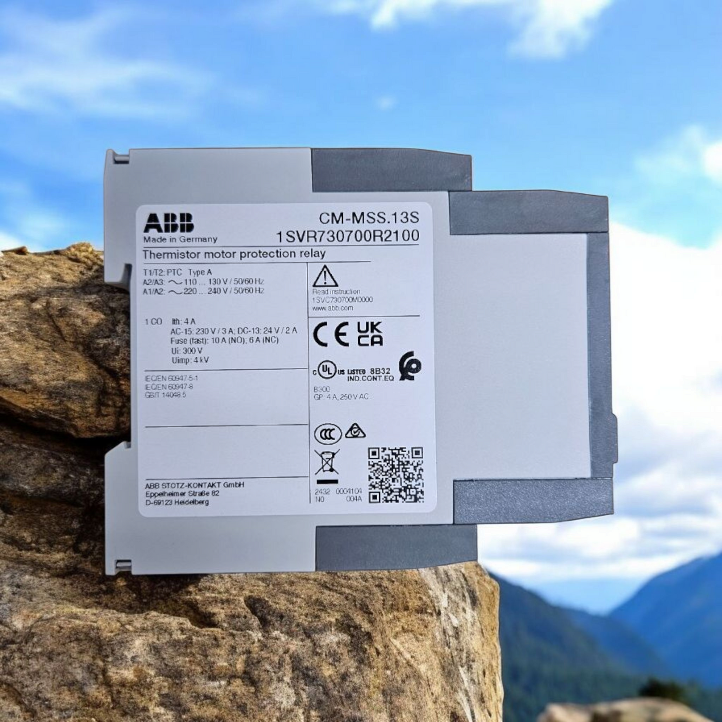 ABB Thermistor Motor Protection Relay CM-MSS.13S