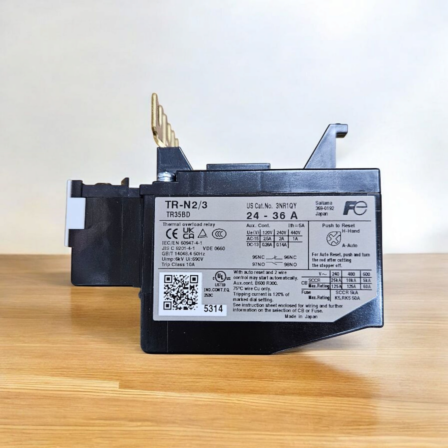 Fuji Thermal Overload Relay TR-N2/3, 24-36A