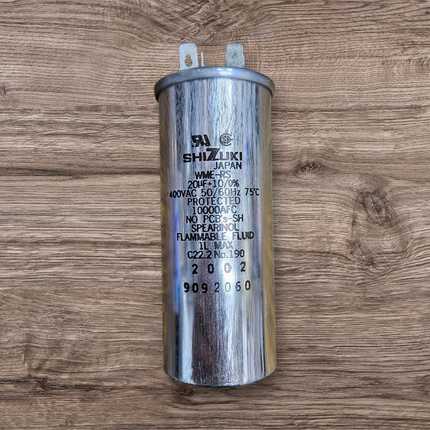 Shizuki Capacitor, 20uF, 400VAC (Made In Japan)