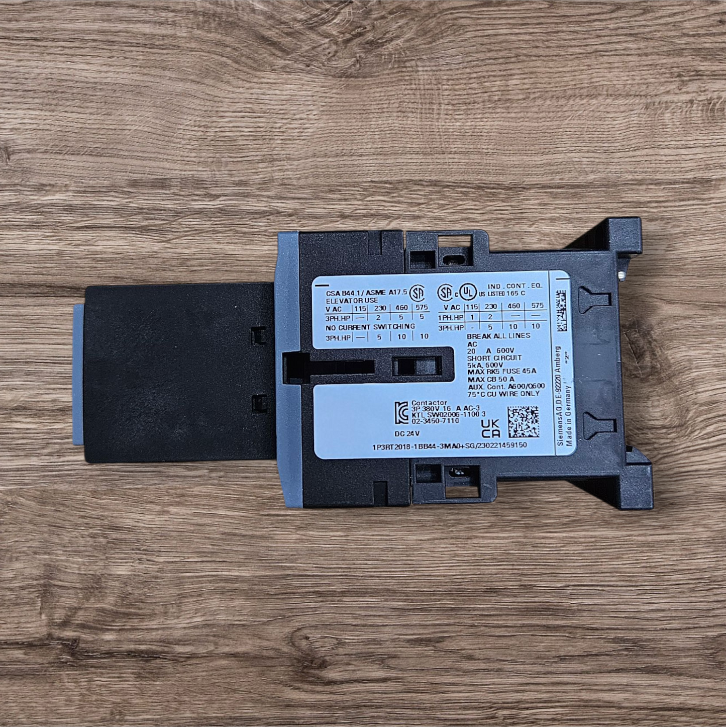 Siemens Magnetic Contactor 3RT2018-1BB44-3MA0