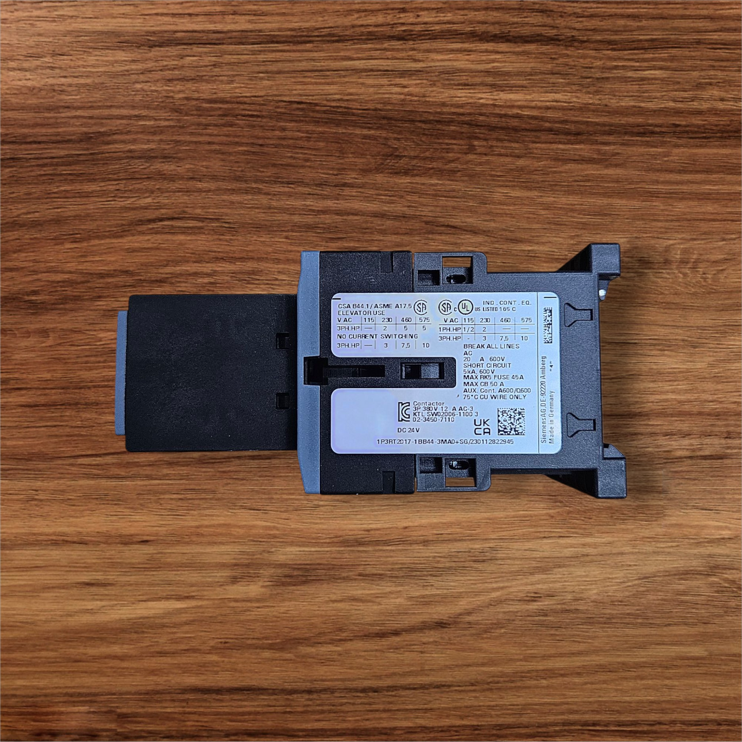 Siemens Magnetic Contactor 3RT2017-1BB44-3MA0