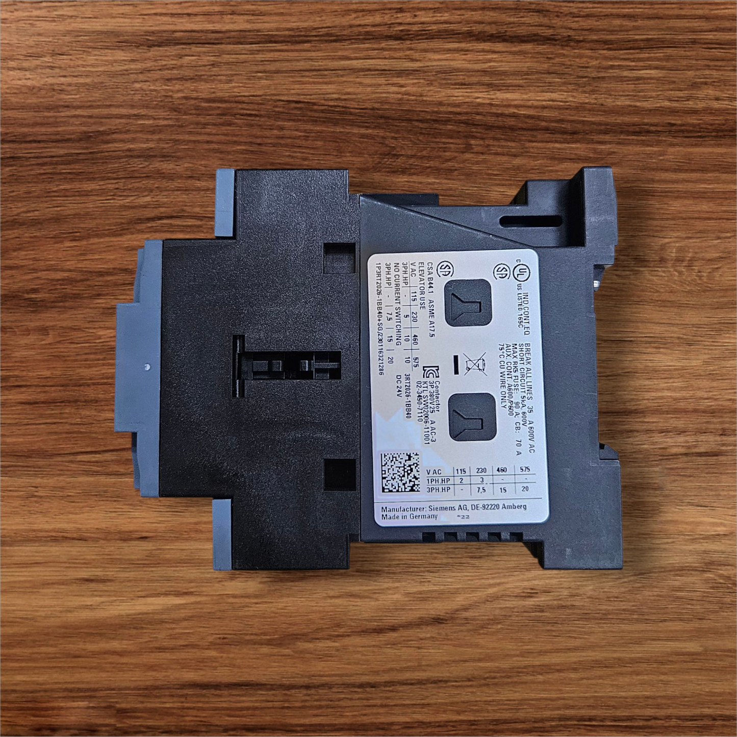 Siemens Magnetic Contactor 3RT2026-1BB40