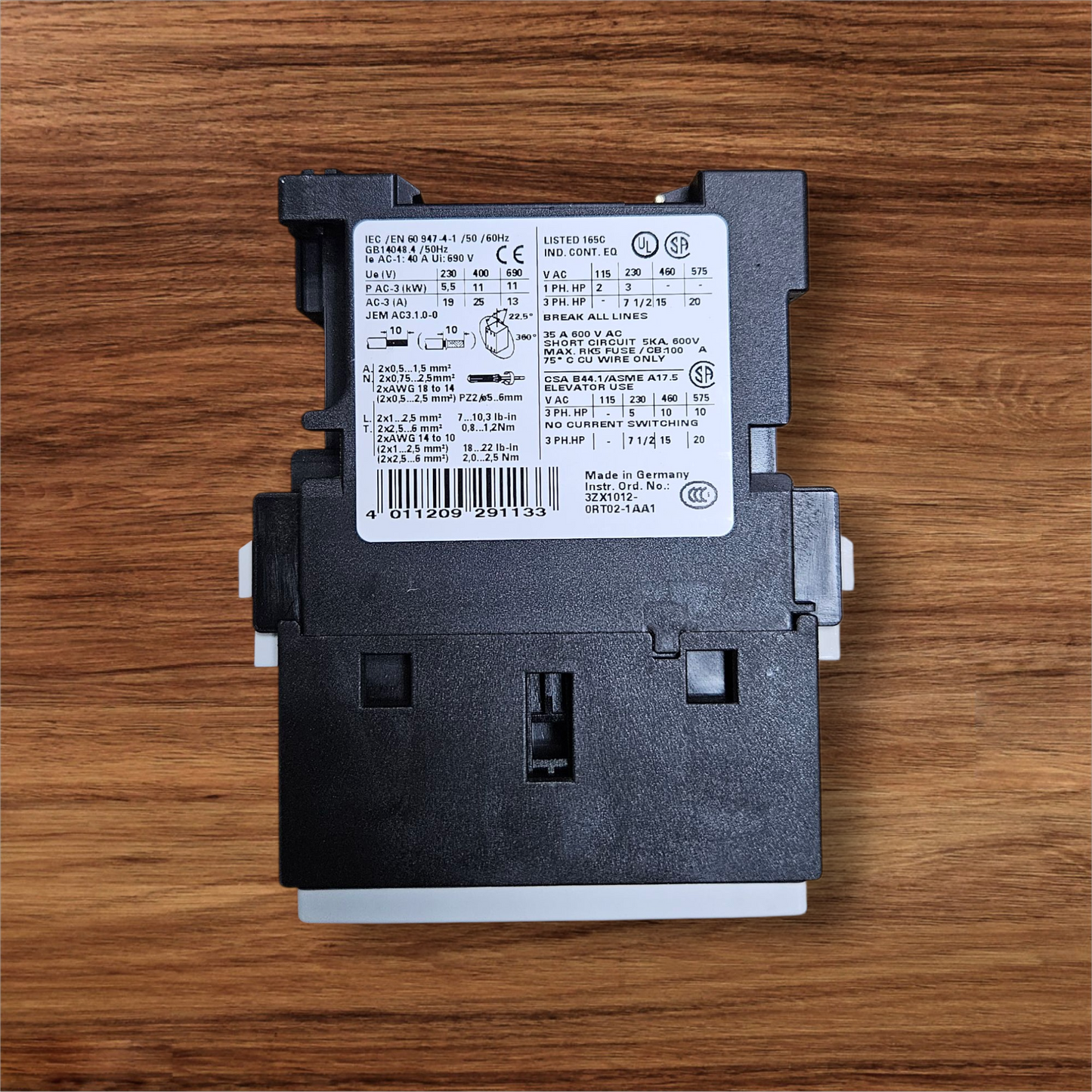 Siemens Magnetic Contactor 3RT1026-1BB40