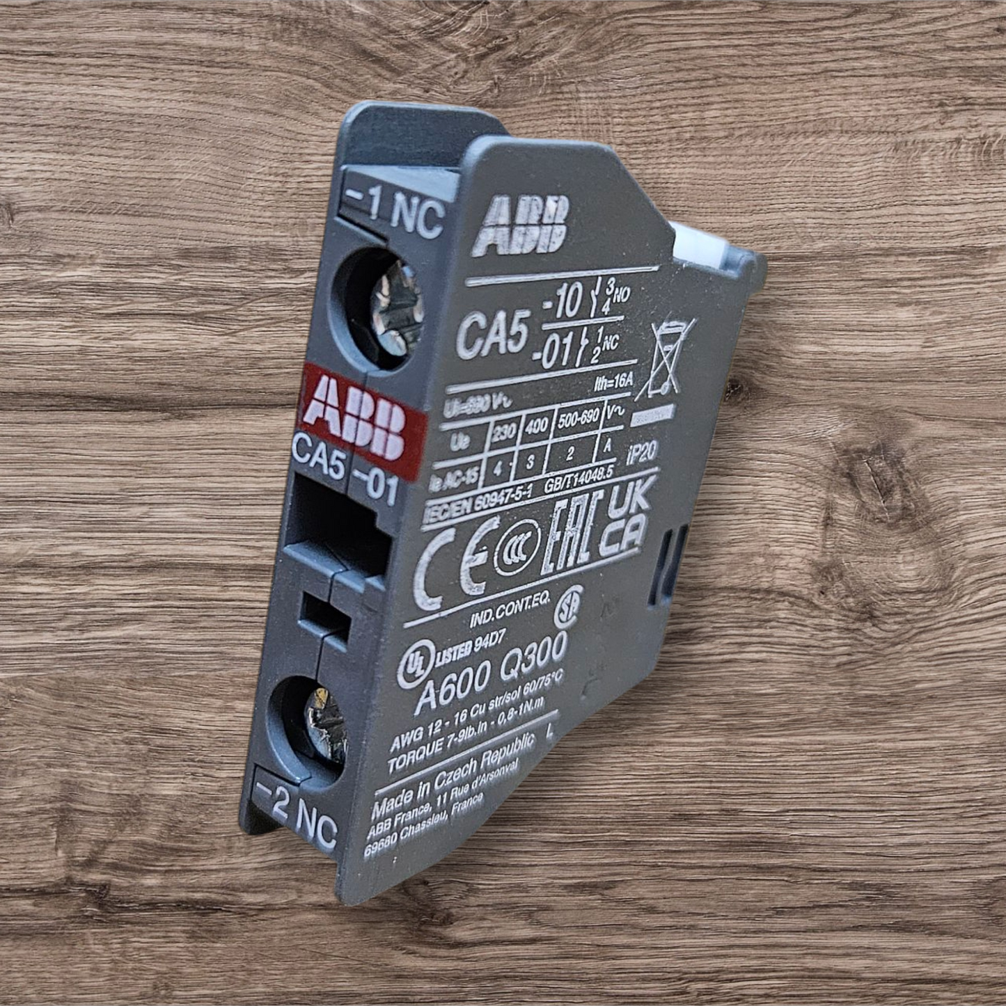 ABB Auxillary Contact CA5-01, 1NC