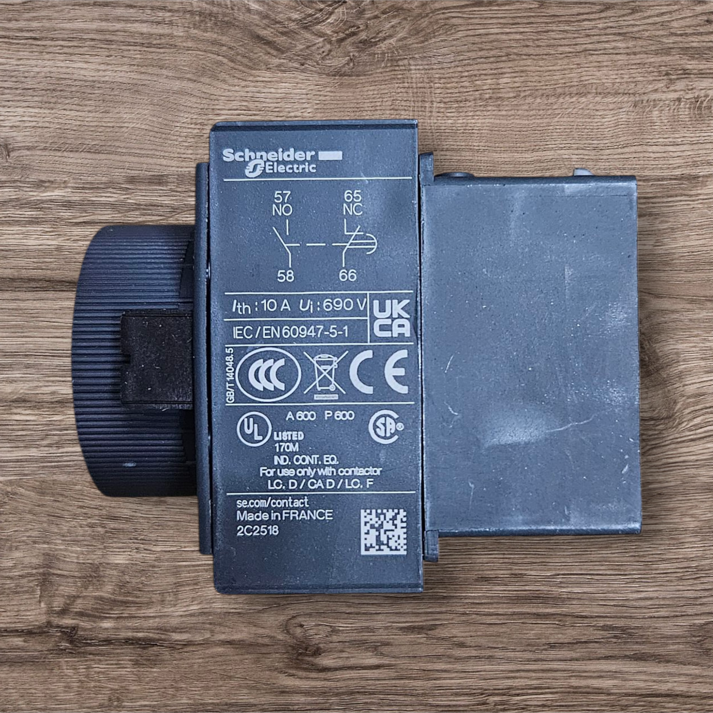 Schneider LADR2 Off Delay Time Block