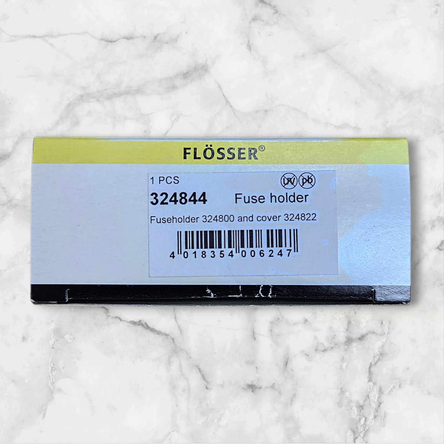 Flosser 324844 Maxi Type Fuse Holder with Cover- Made in Europe