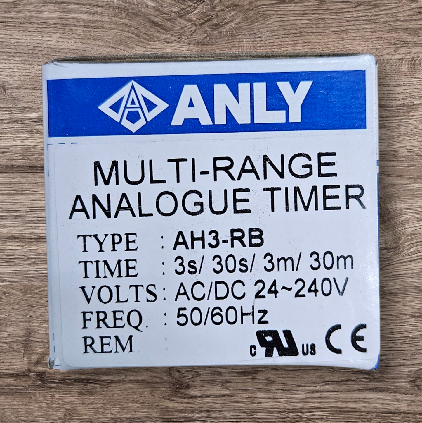 ANLY Timer, AH3-RB AC/DC 24-240V