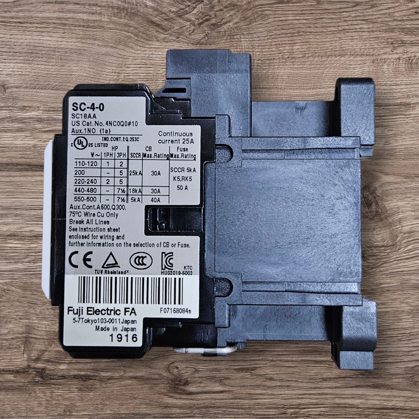 Fuji Contactor SC-4-0