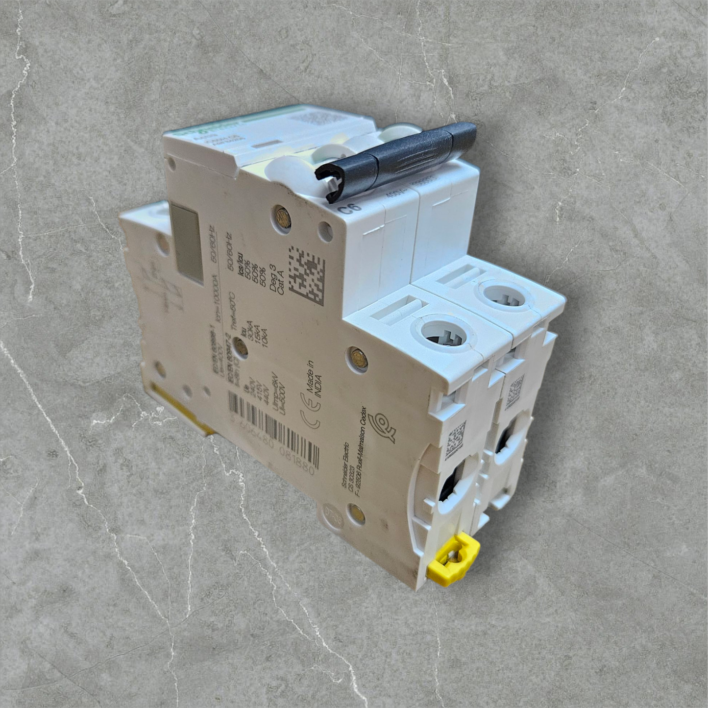 Schneider MCB A9F84206 IC60H C6, 2 Pole, 6A, Type C, 10kA