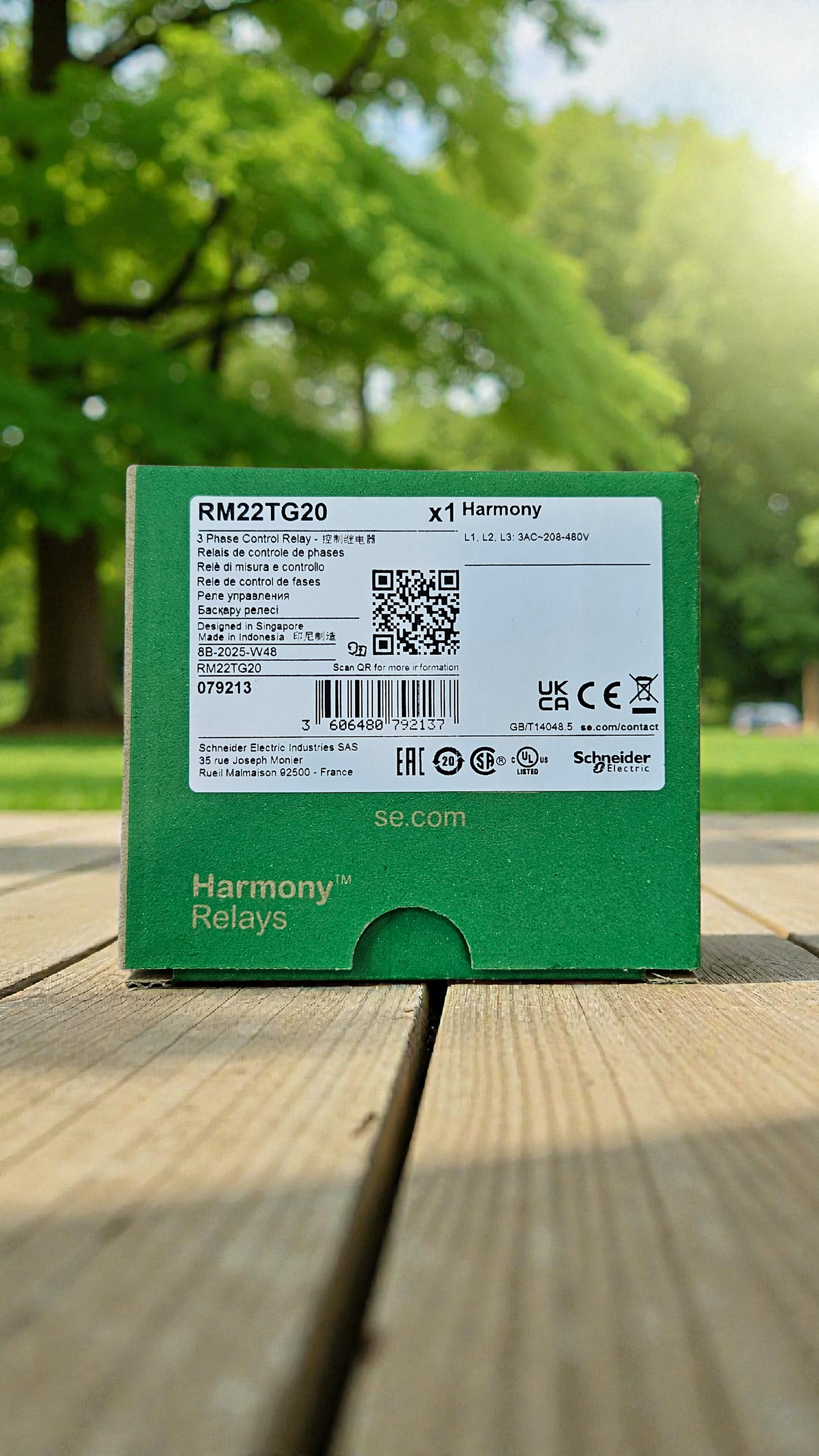 Schneider RM22TG20 3 Phase Control Relay