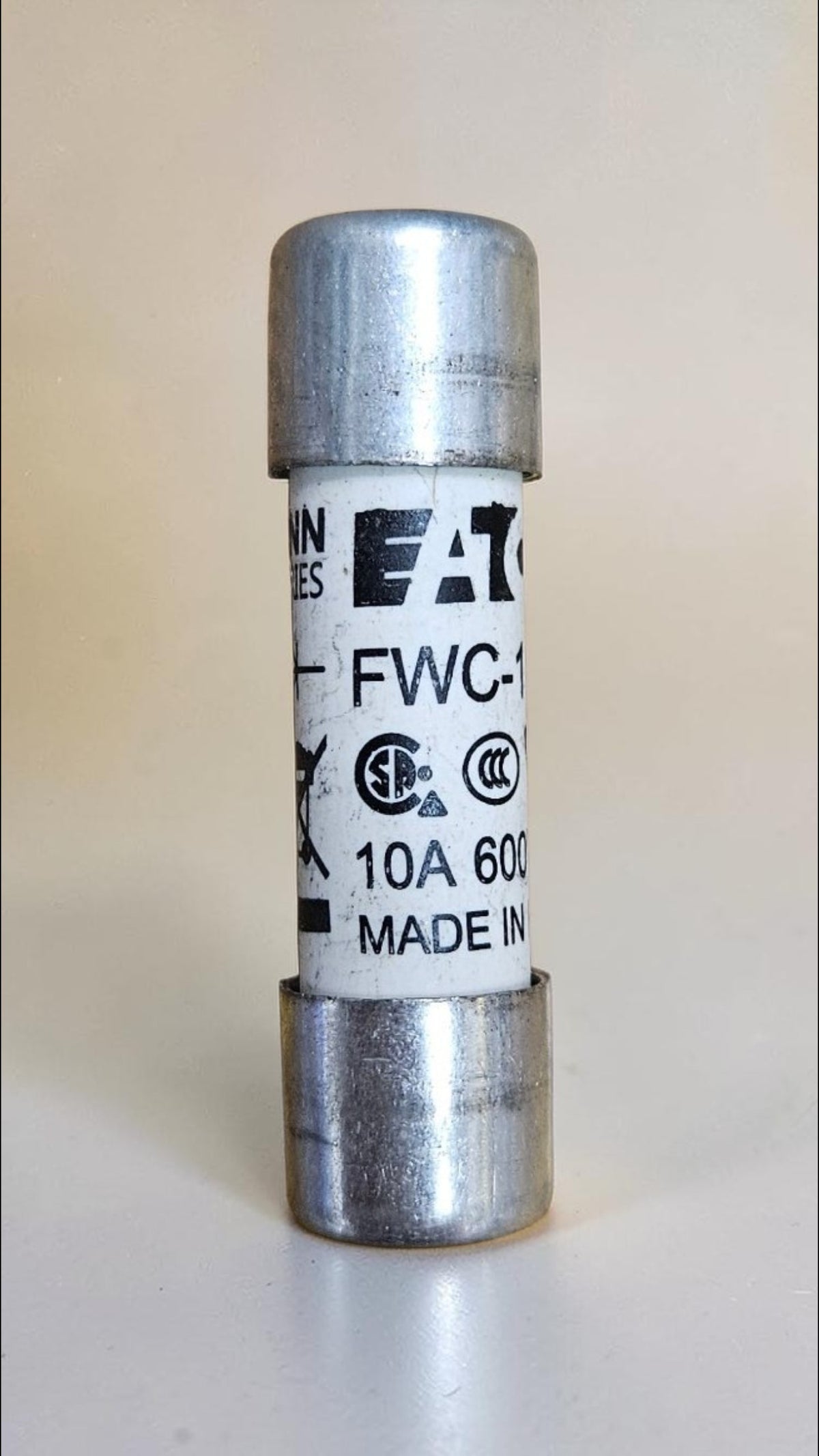 Bussmann FWC-10A10F, 10A, 600VAC, Type aR, Semiconductor Fuse
