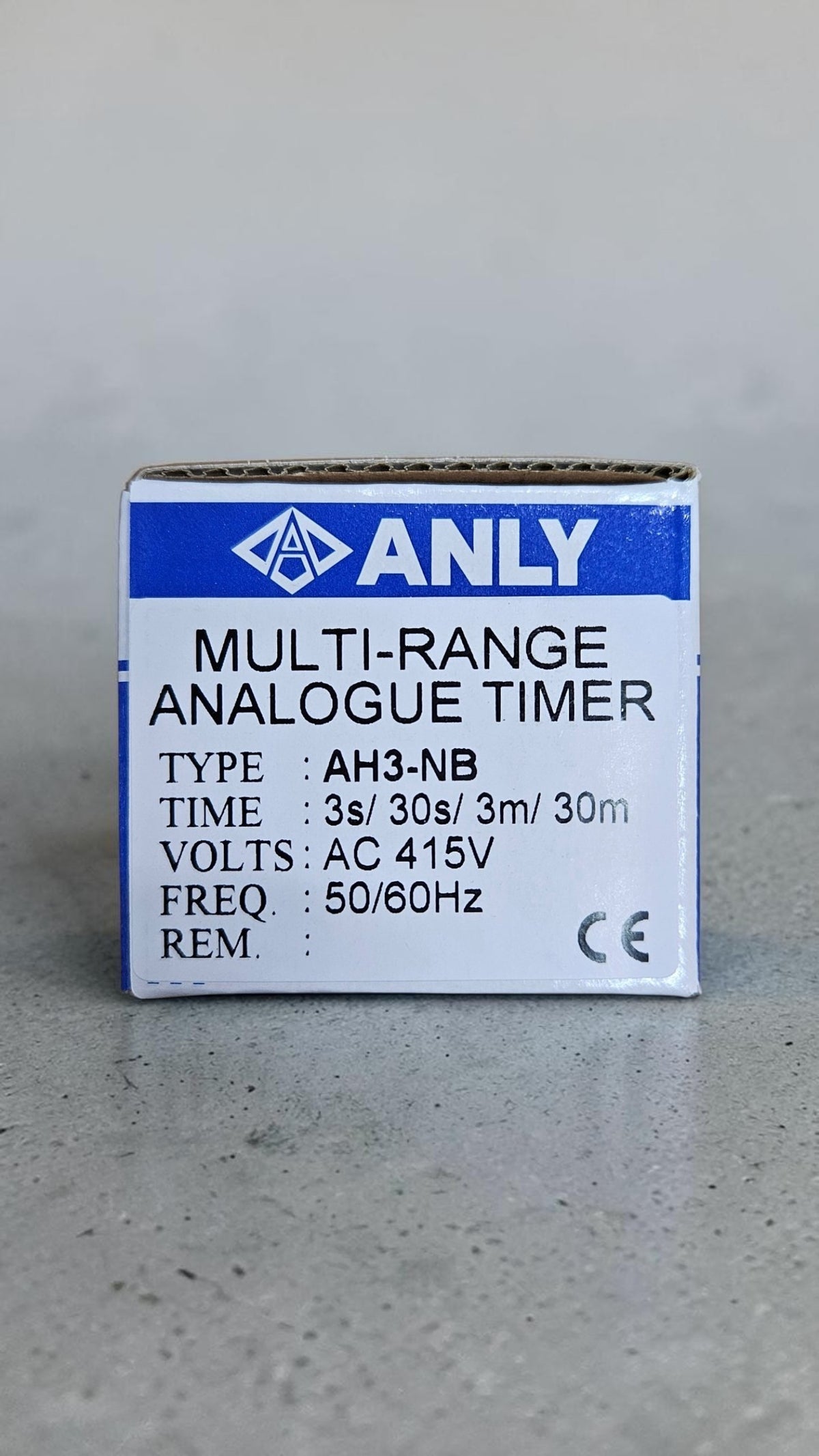 Anly Timer, AH3-NB, 415V, 3s/30s/3m/30m
