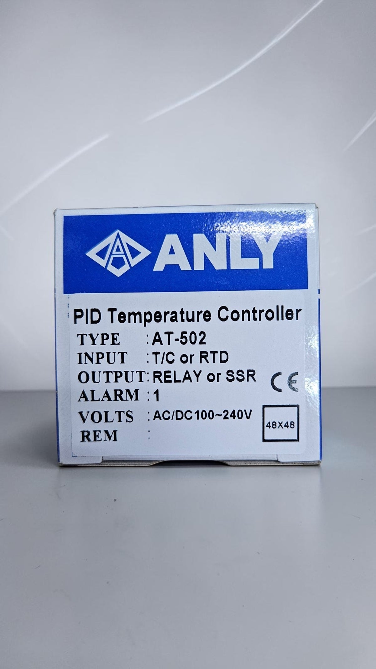 Anly Temperature Controller, AT-502, 48x48mm, 100-240VAC/DC
