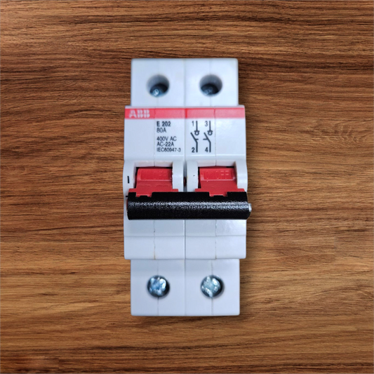 ABB E202/80R, 2 Pole Isolator Switch
