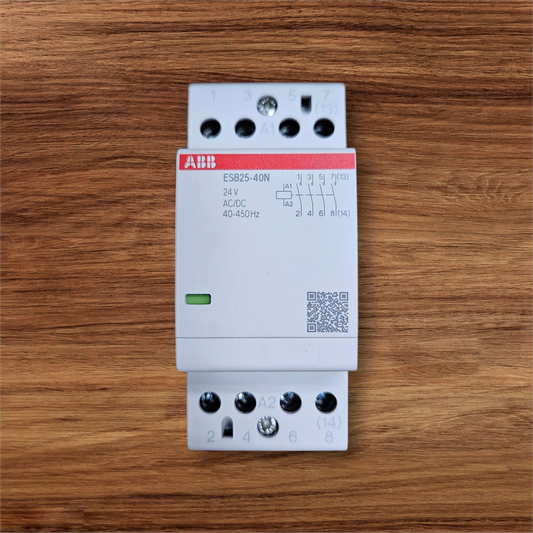 ABB Contactor ESB25-40N-01, 24VAC/DC