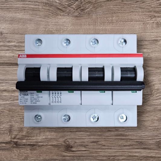 ABB SH804, MCB 4 Pole, C100A, 10KA