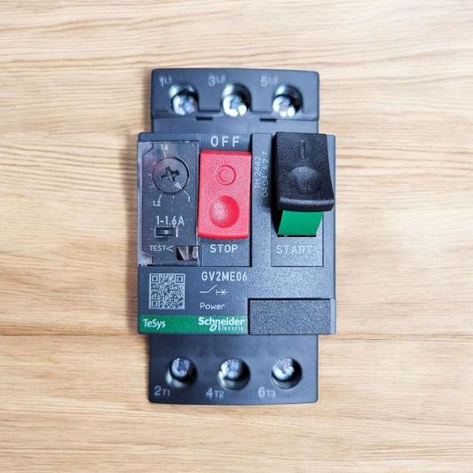 Schneider GV2ME06, 1-1.6A Motor Circuit Breaker