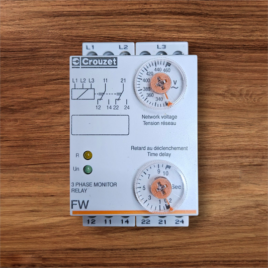 Crouzet 3 Phase Monitoring Relay, FW 84873012