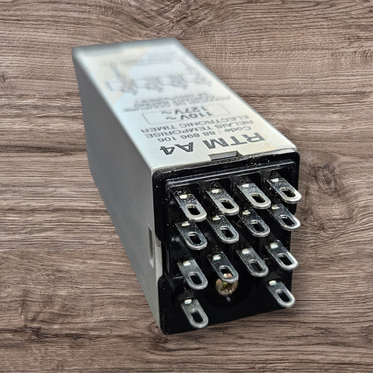 Crouzet Timer Relay 110-127VAC, RTMA4, Code : 88 896 106