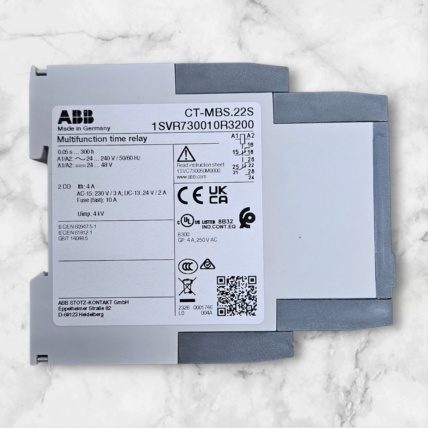 ABB CT-MBS.22S Multifunction Time Relay