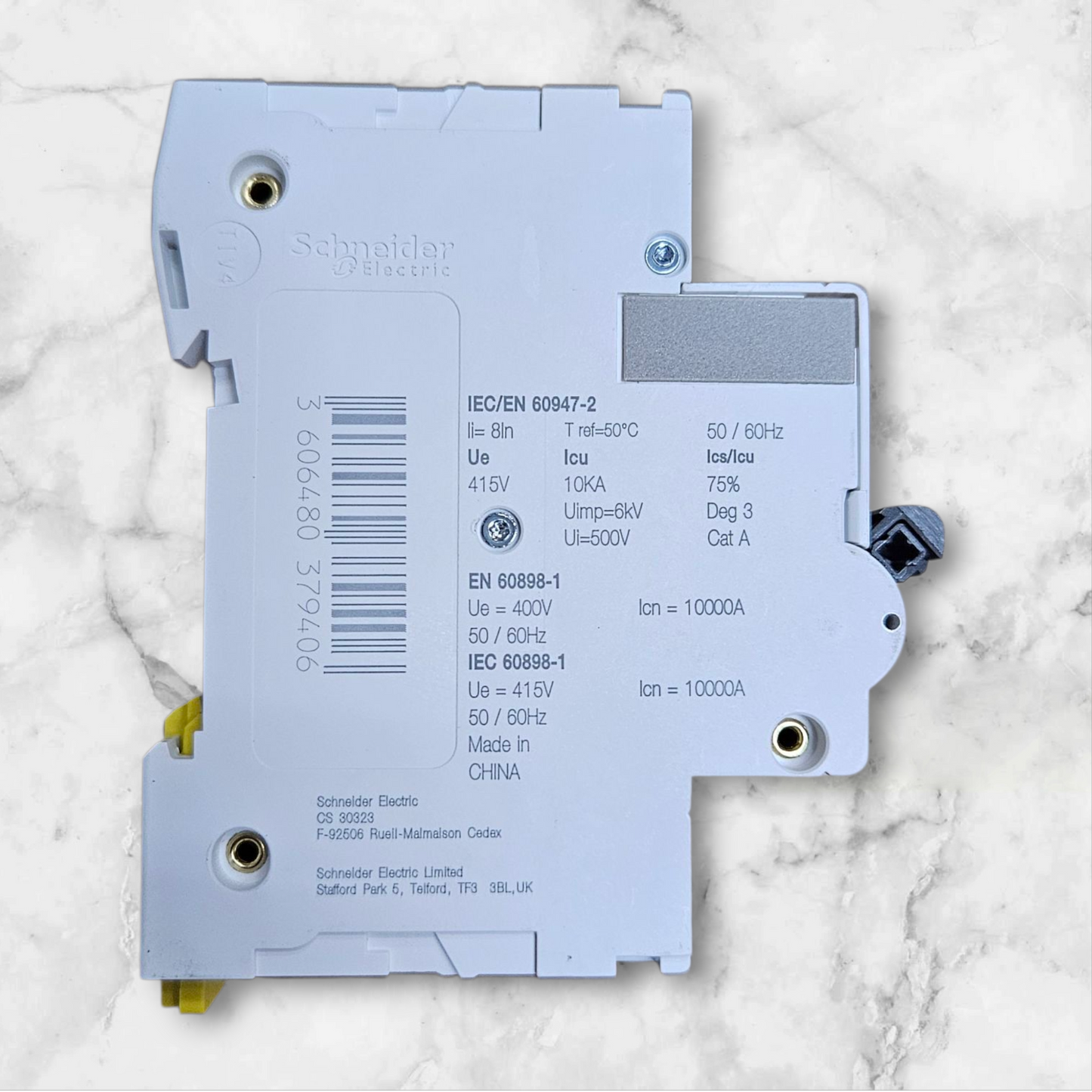 Schneider MCB A9N18367, 3 Pole, C100, 10kA