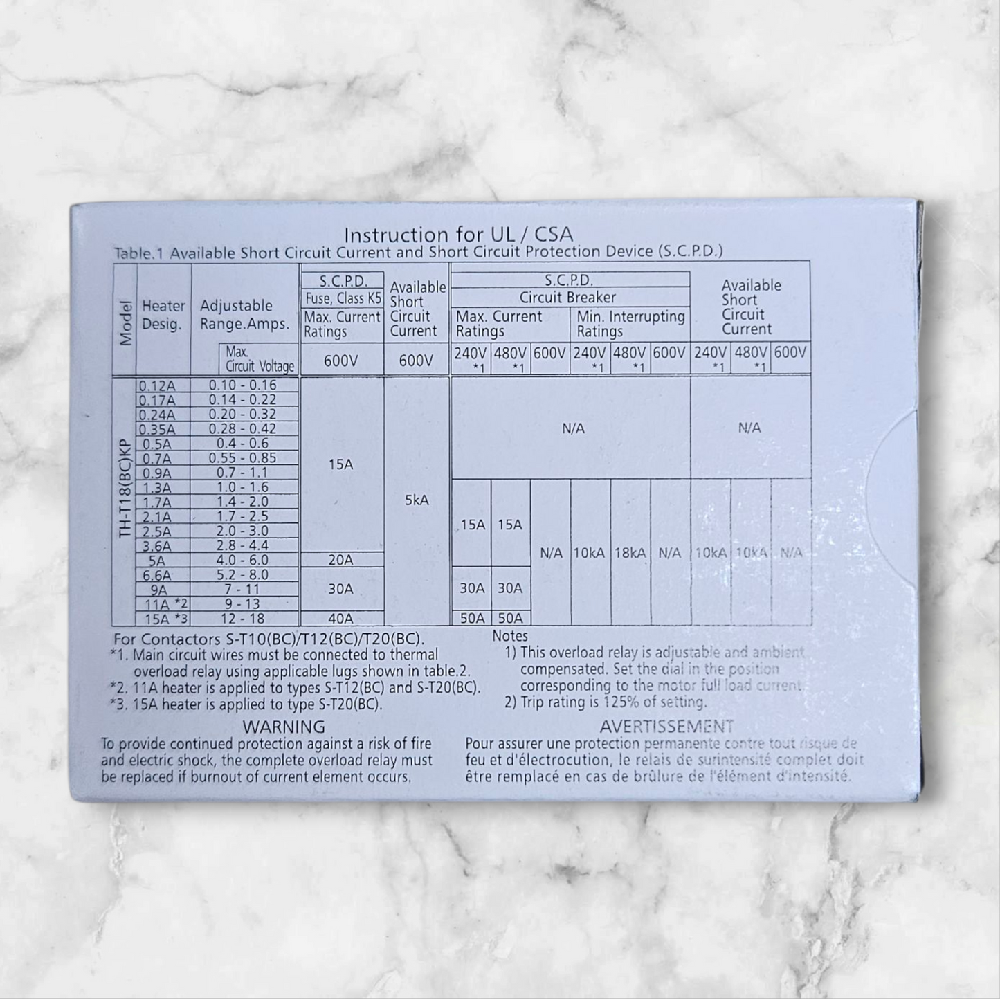 Mitsubishi Overload Relay TH-T18, 15A (12-18A)