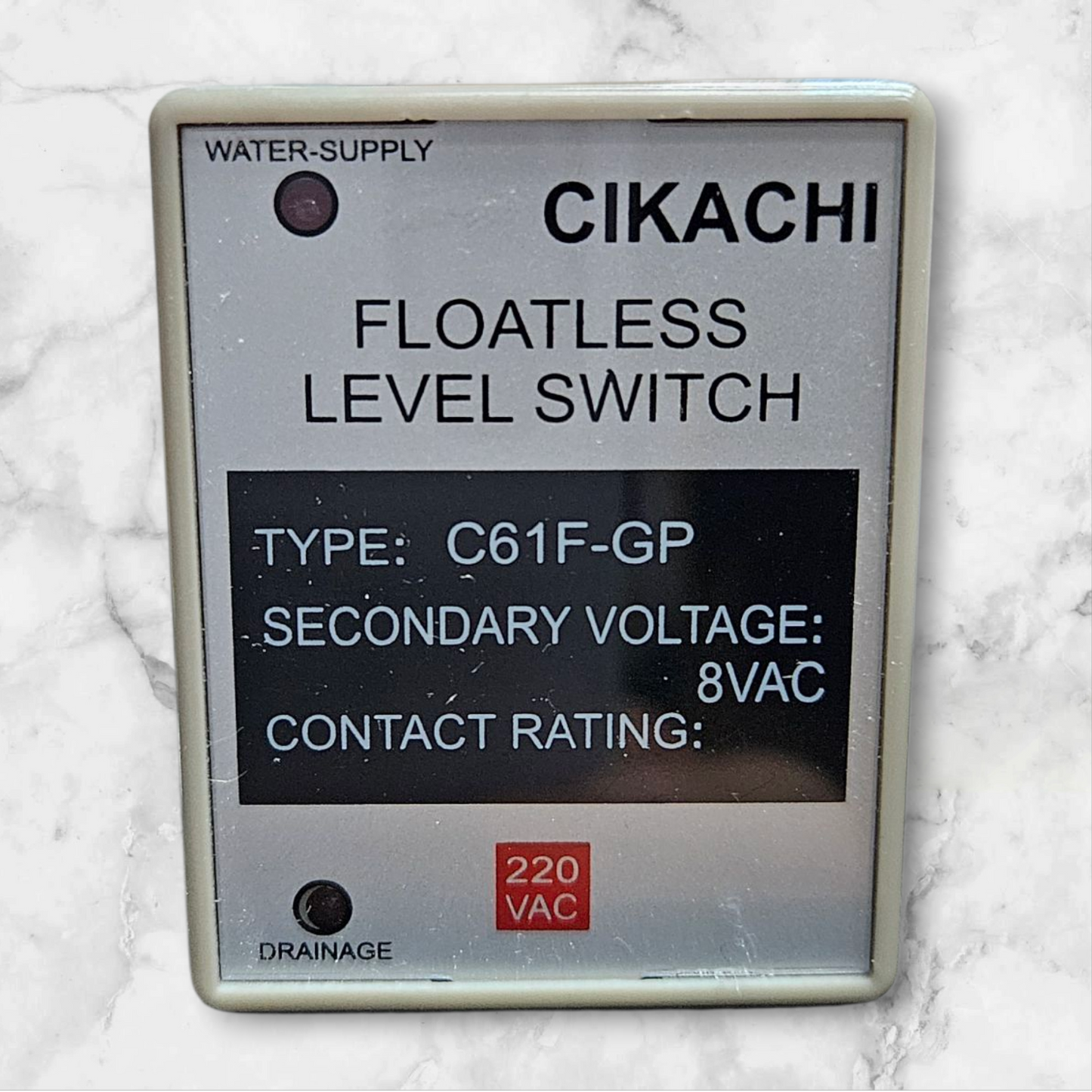 CIKACHI Floatless Relay Switch C61F-GP, 220VAC