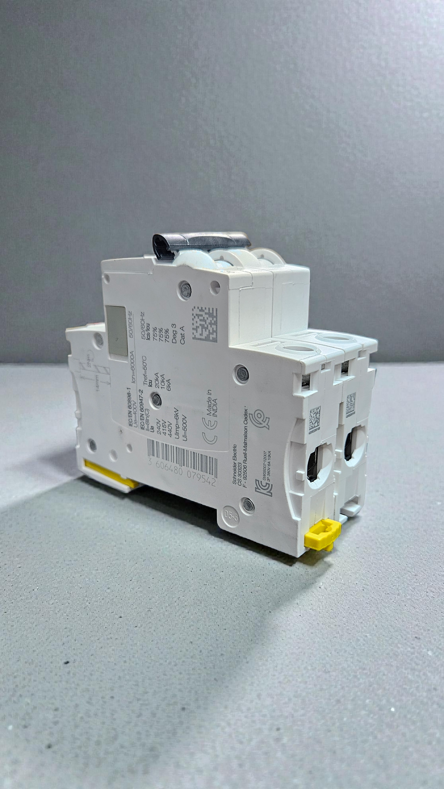 Schneider A9F74206 MCB, IC60N C6, 6kA