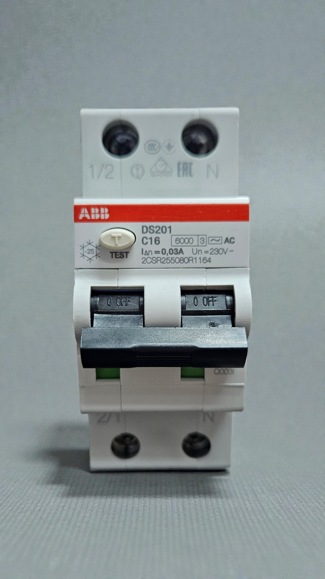 ABB DS201 C16 AC30mA RCBO