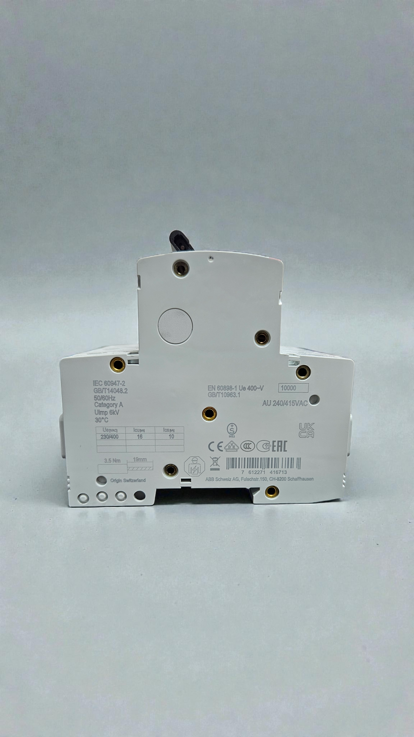 ABB S803B-B100, 3 Pole, 100A, 16kA