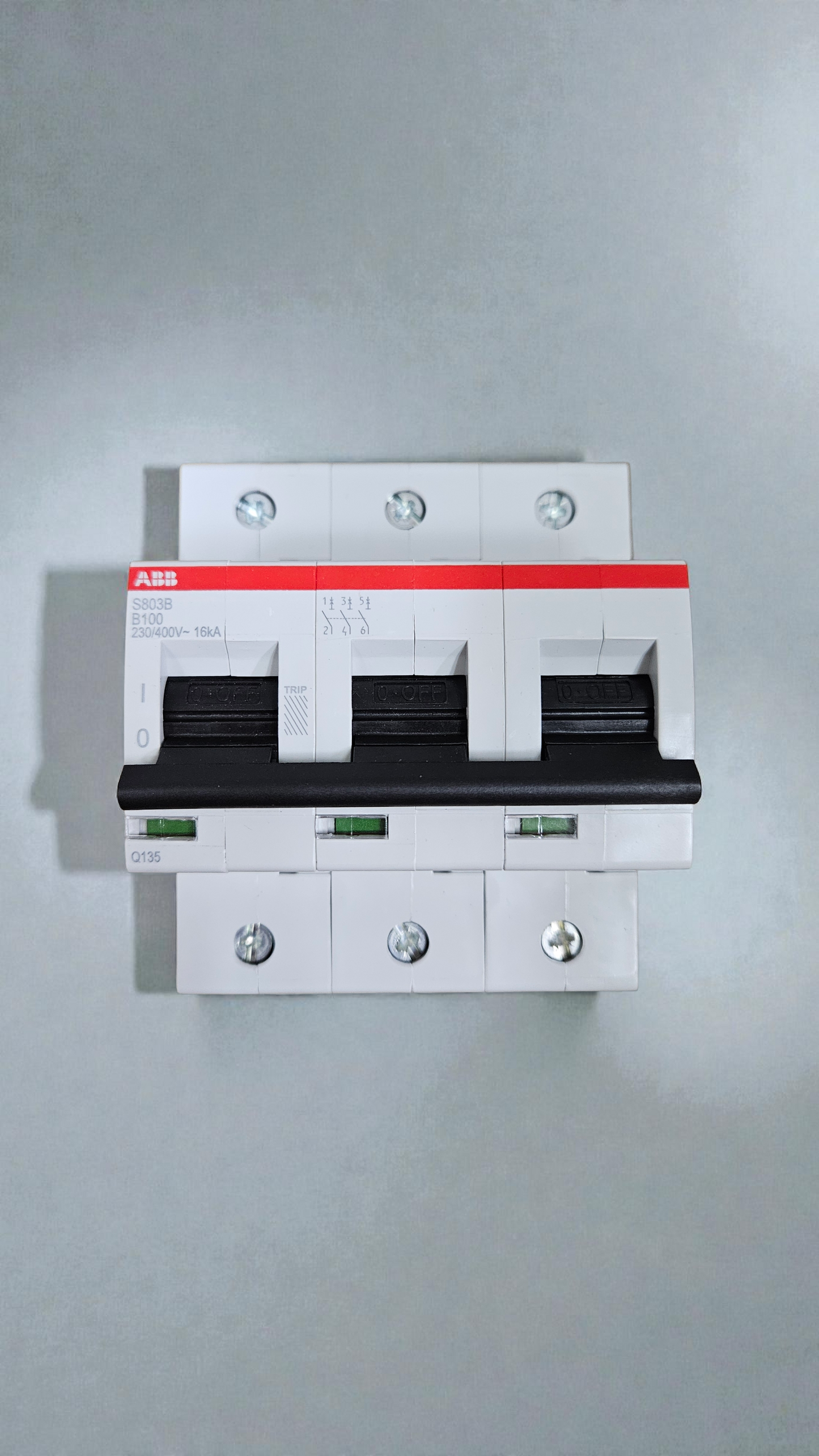 ABB S803B-B100, 3 Pole, 100A, 16kA