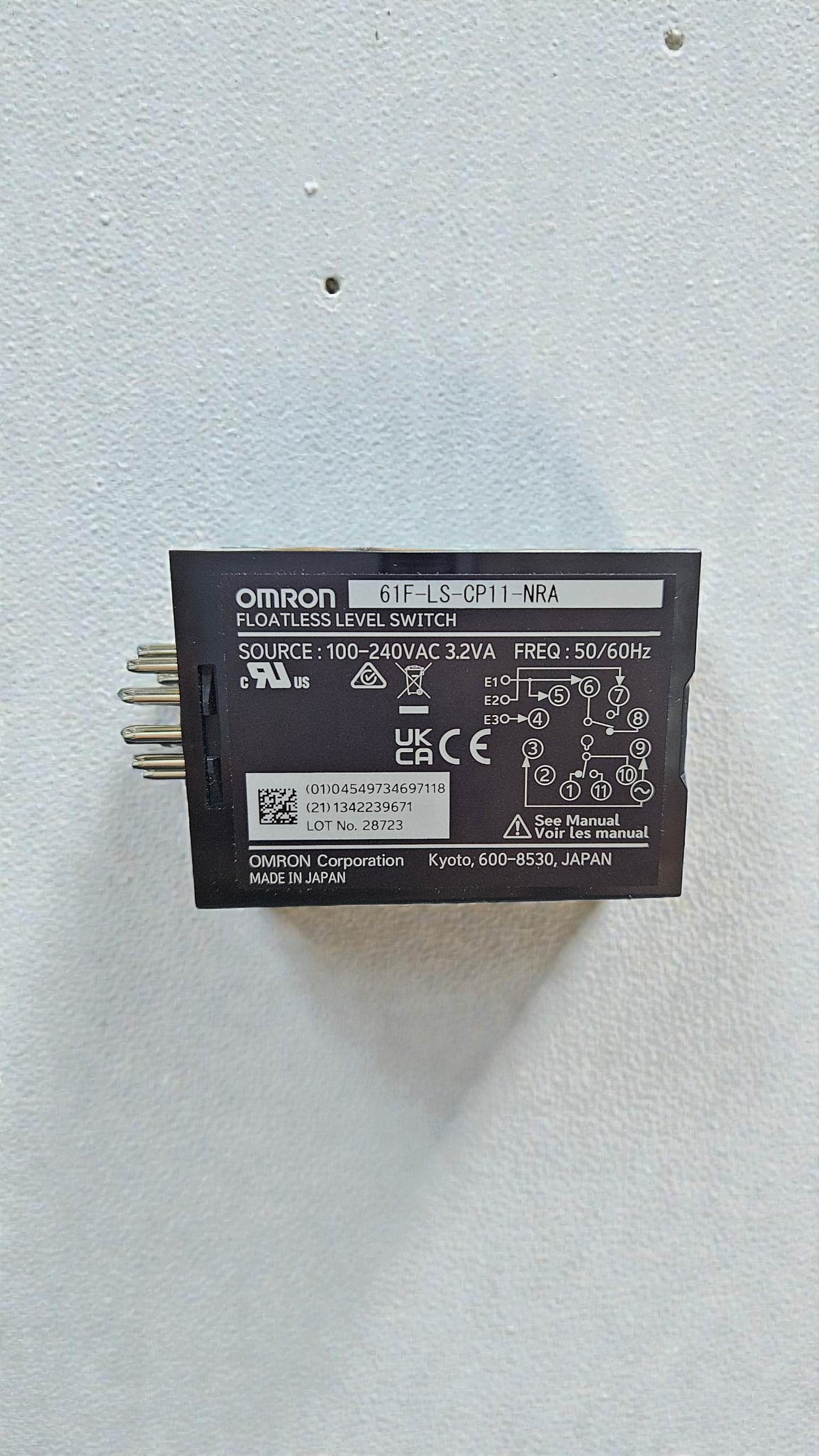 Omron 61F-LS-CP11-NRA Floatless Level Switch