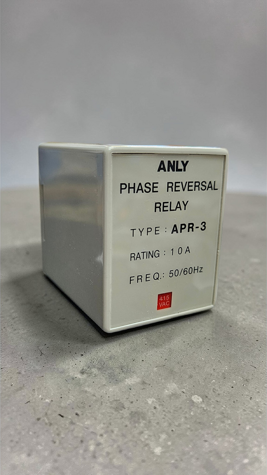 ANLY 3 Phase Reversal Relay, APR-3, 415V