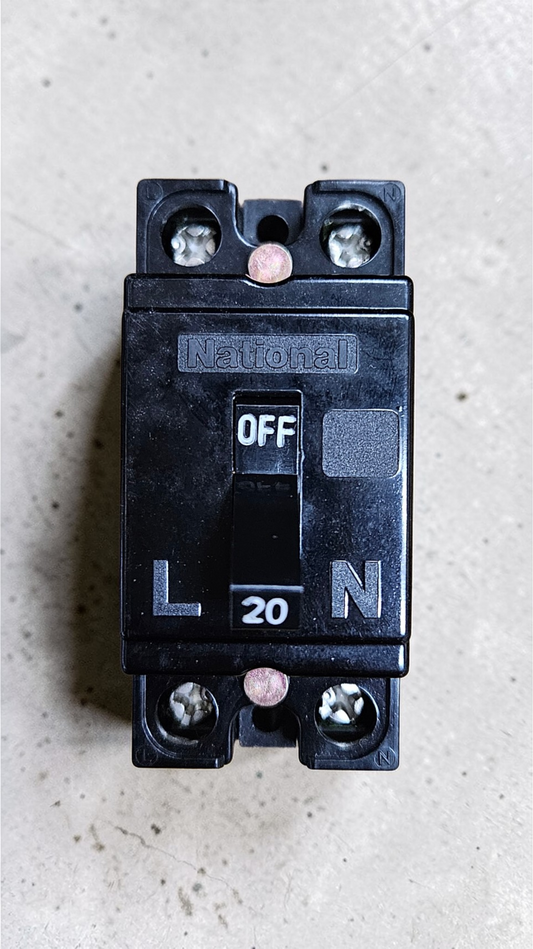 National Safety Breaker ZN-57, 2 Pole, 20A
