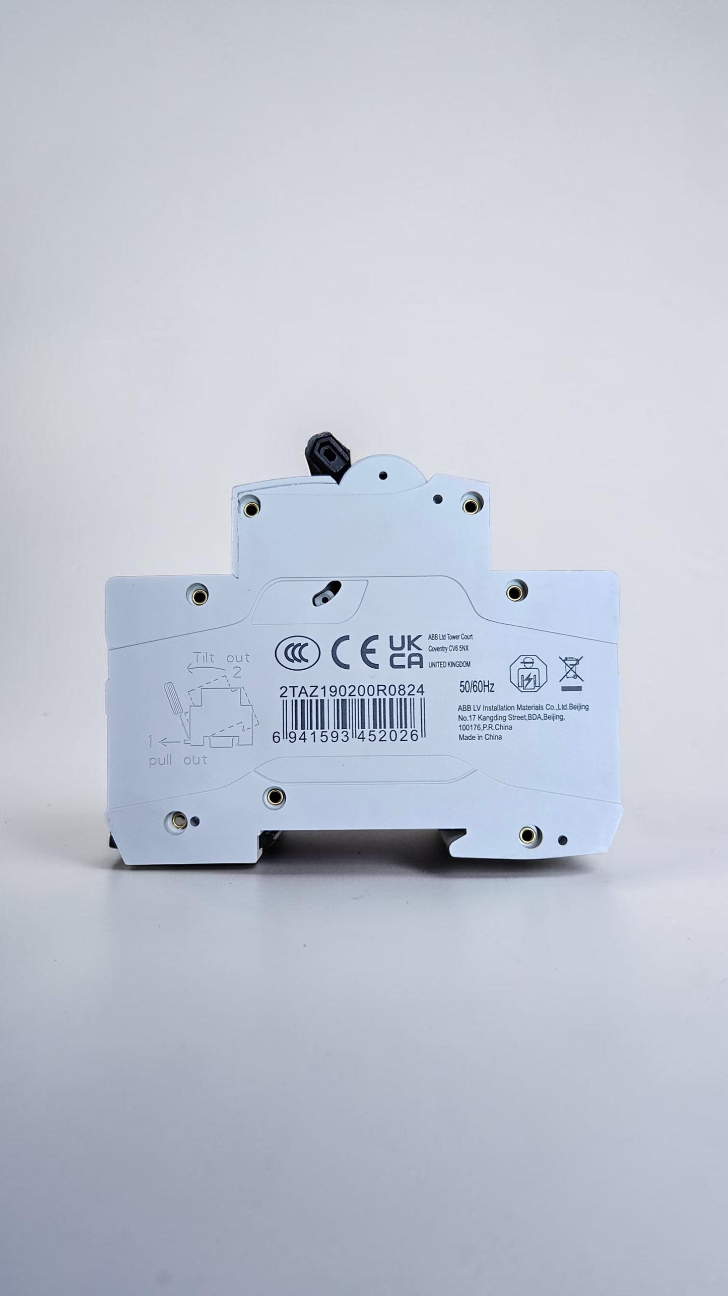ABB SH802-C100 2 Pole MCB , Type C, 100A