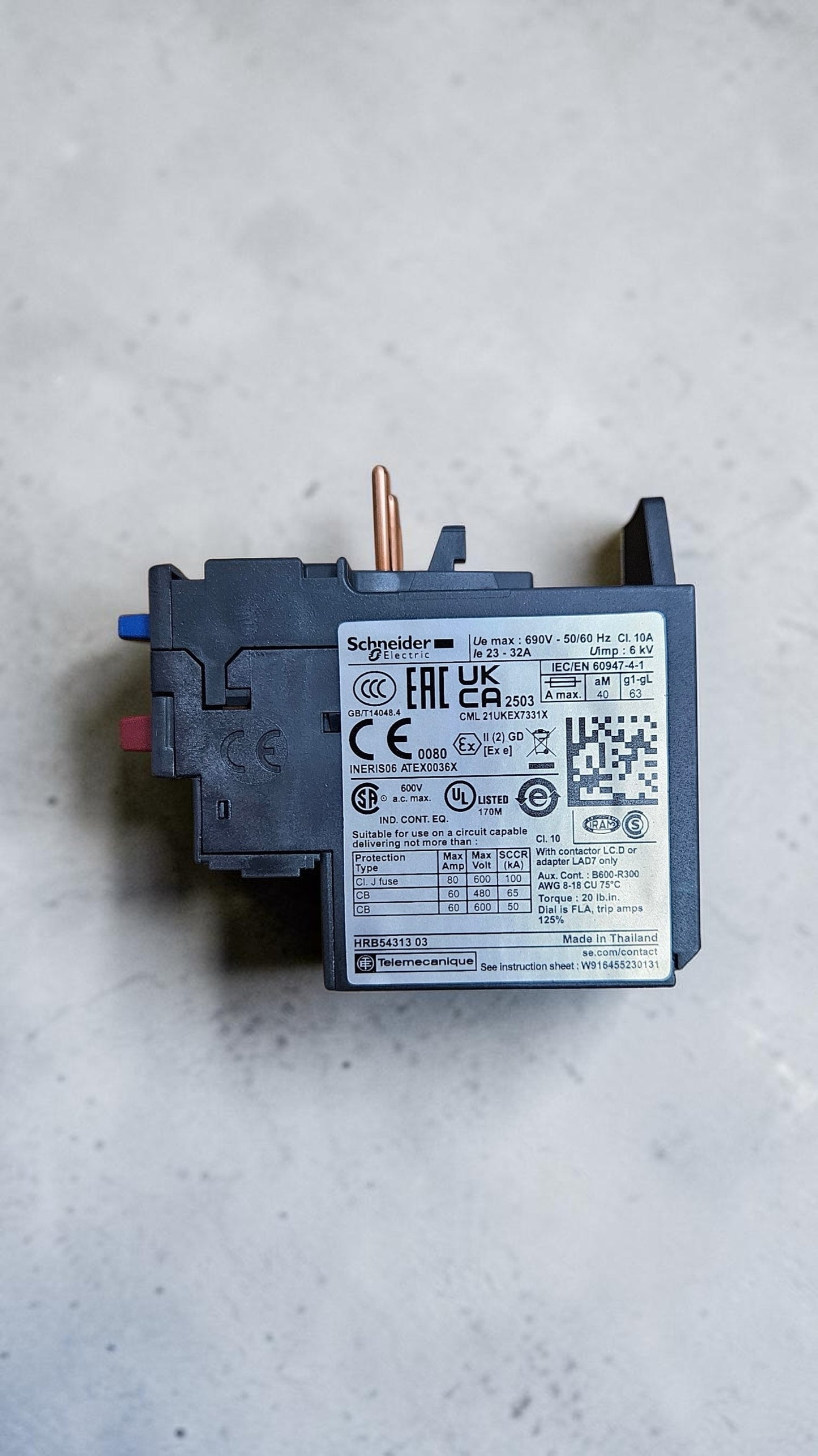 Schneider Overload Relay LRD32, 23-32A