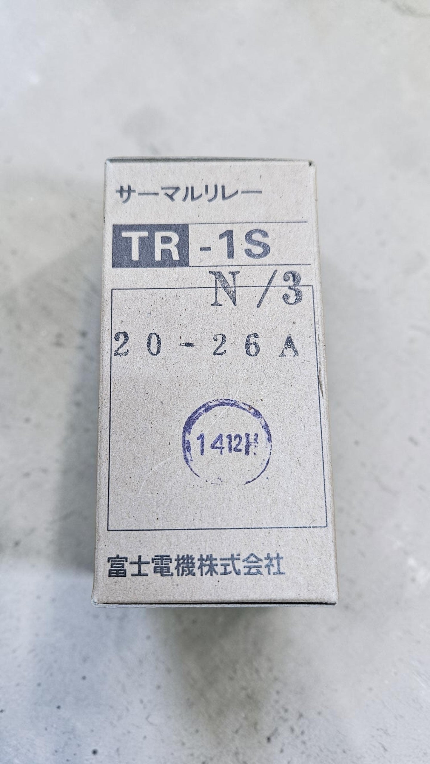 Fuji Overload Relay, TR-1SN/3, 20-26A