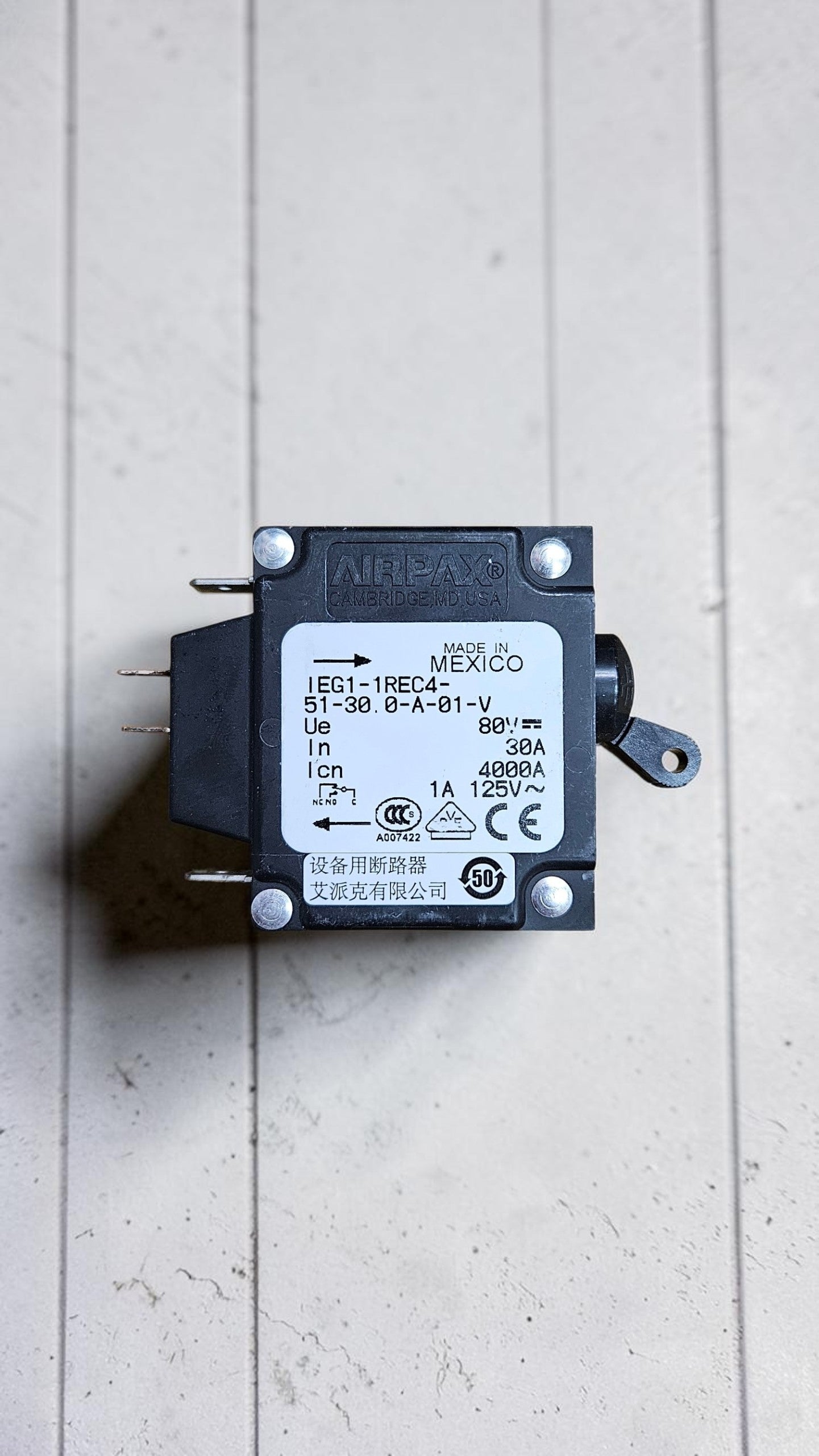 AirPax Circuit Breaker IEG1-1REC4-51-30
