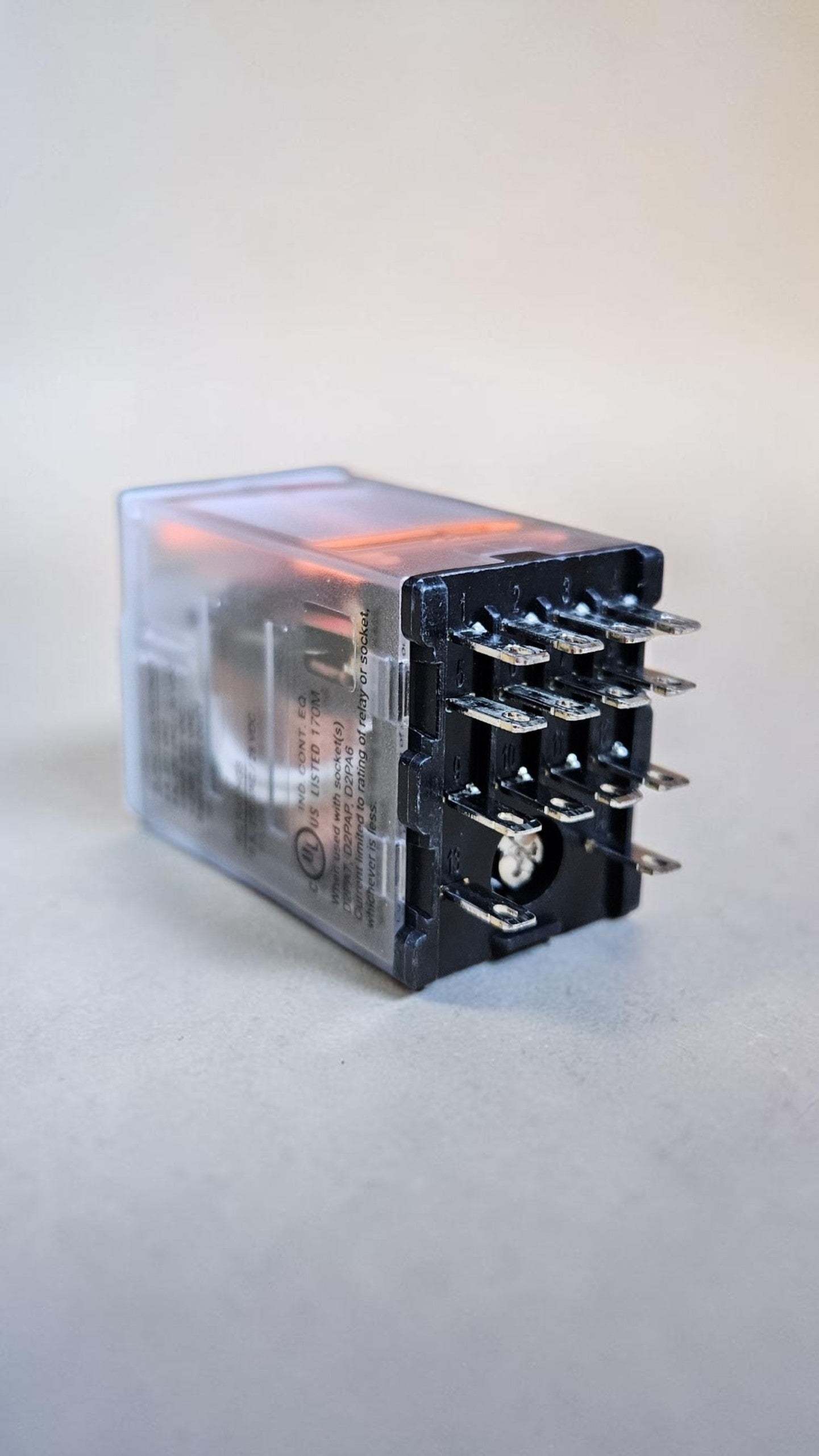 Eaton Relay D2RF4B, 4 Pole, 240VAC