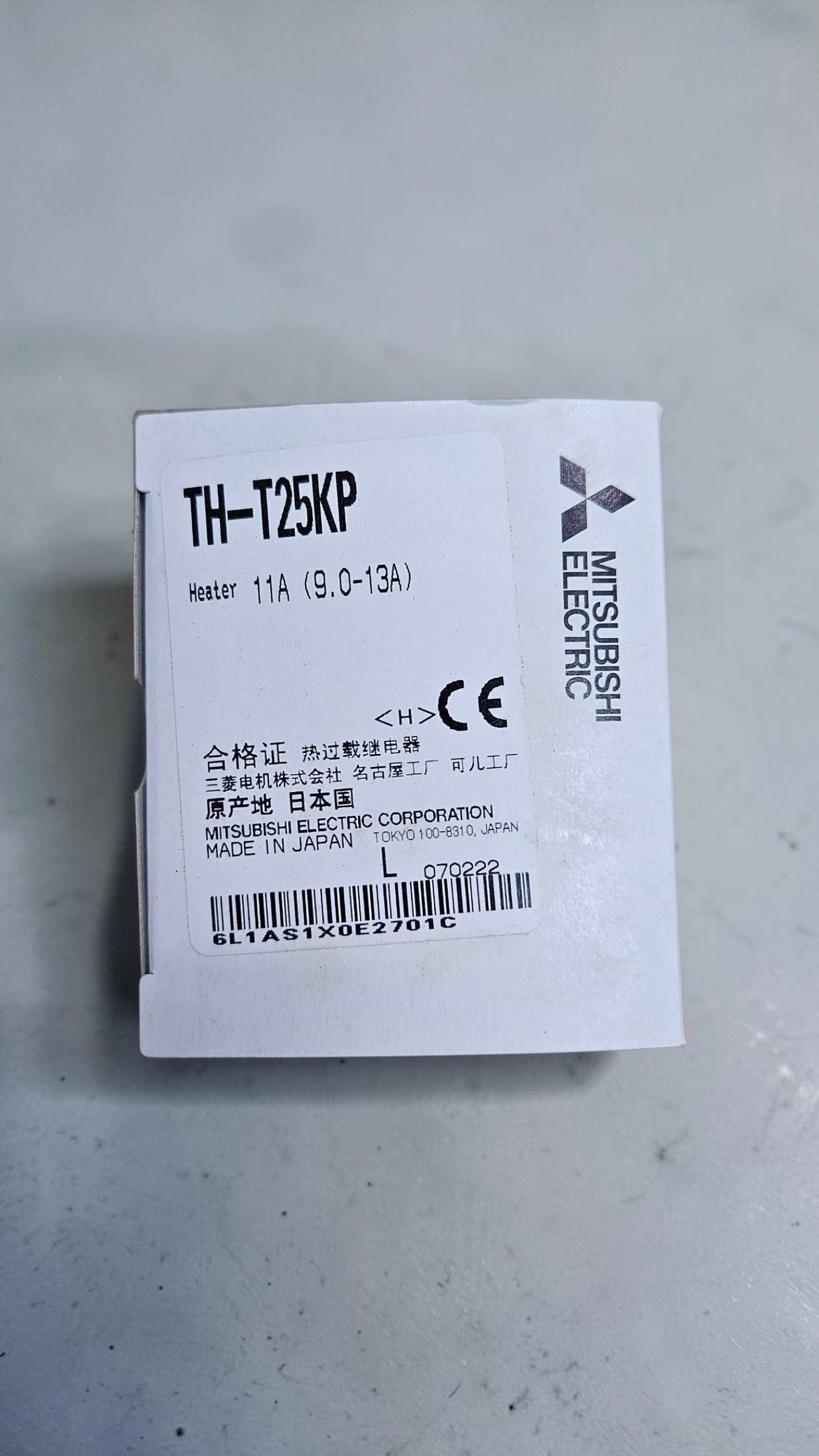 Mitsubishi Overload Relay TH-T25KP, 9-13A (11A)
