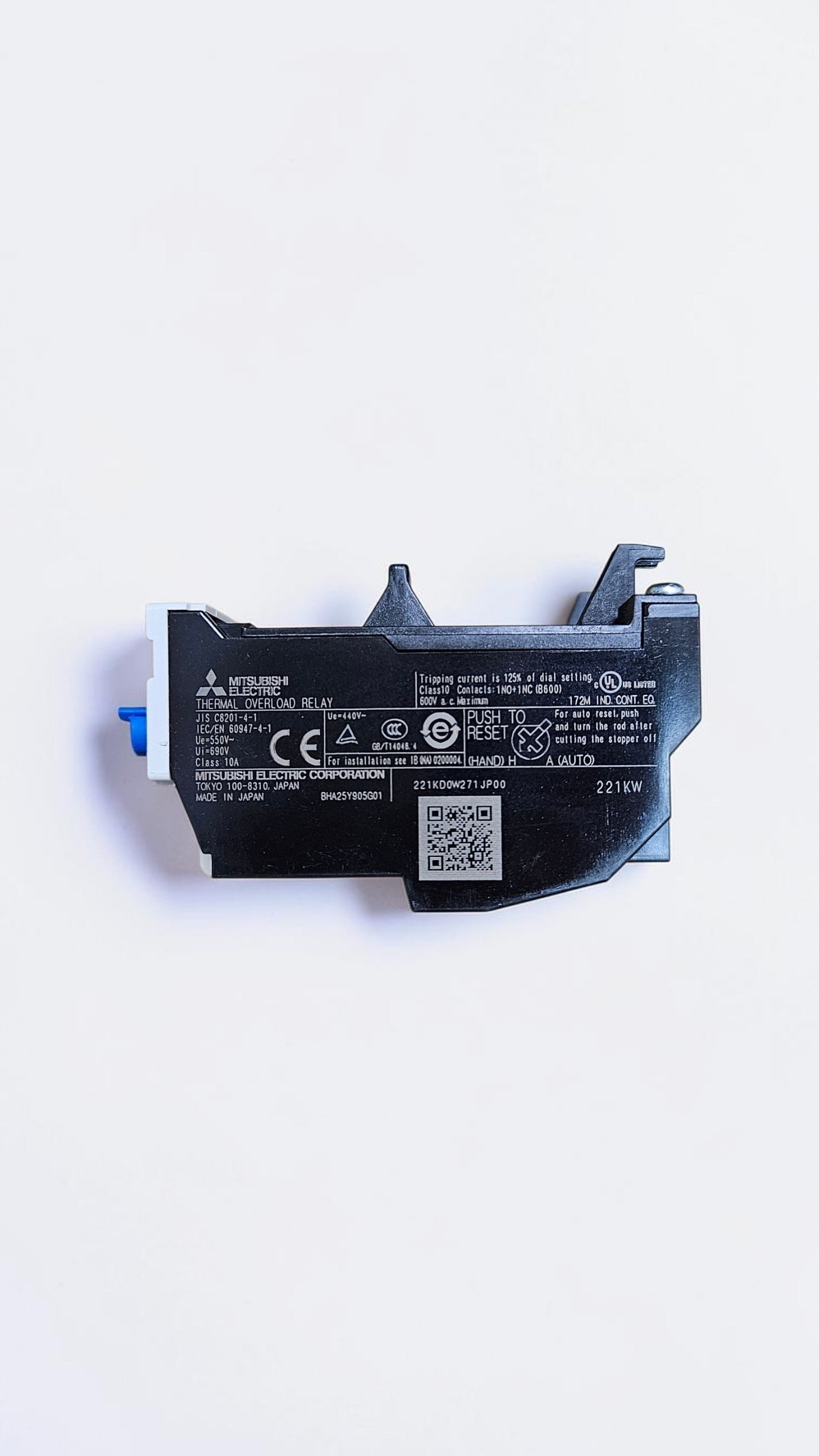 Mitsubishi Overload Relay TH-T25KP, 9-13A (11A)