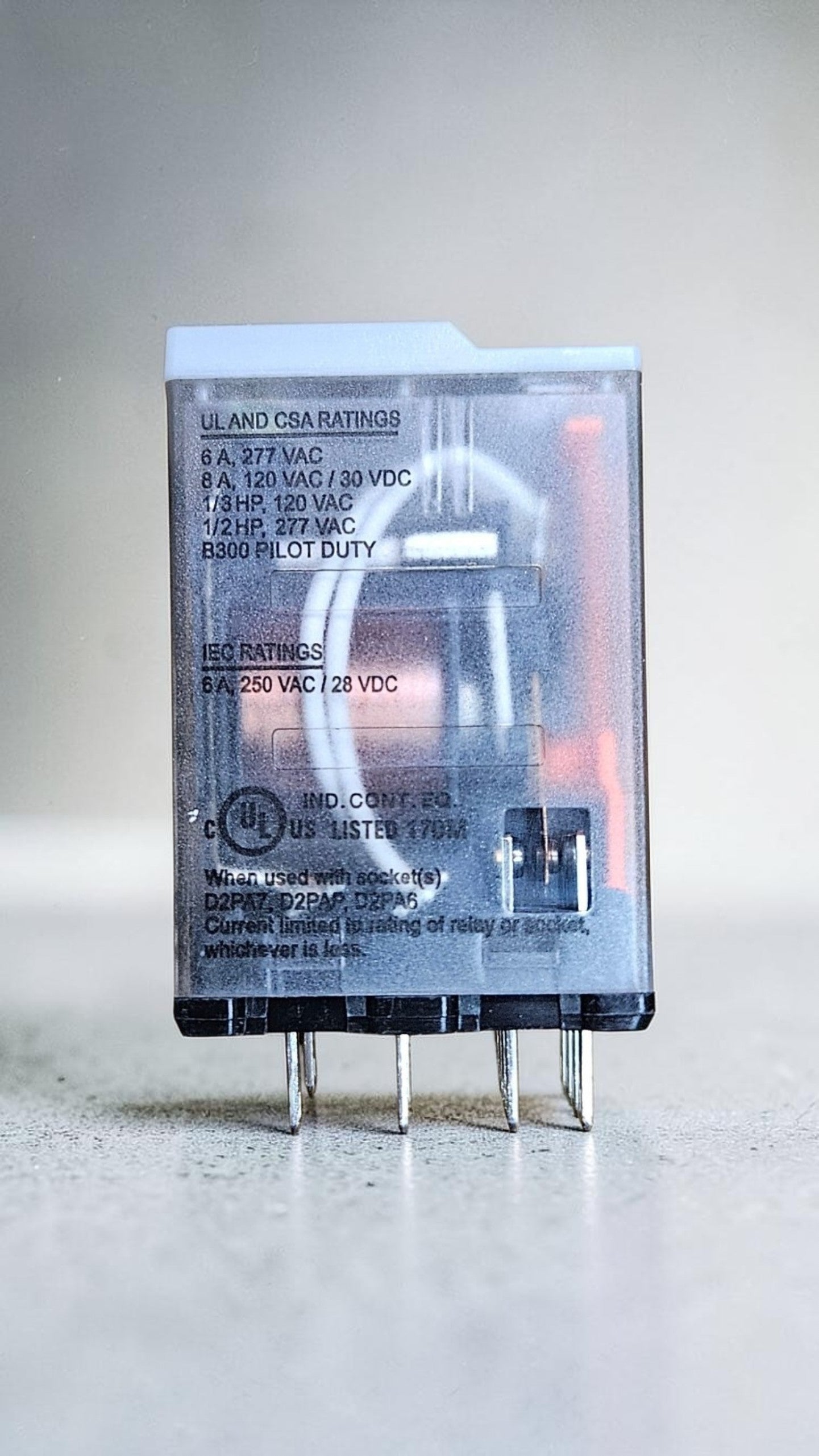 Eaton Relay D2RF4T1, 4 Pole, DC24V