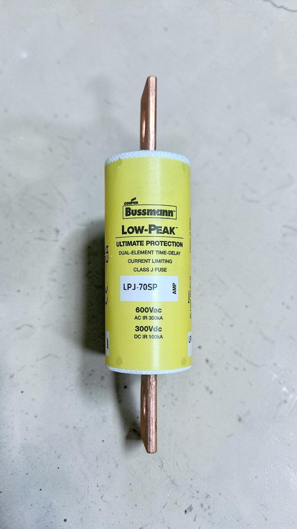 Bussmann LPJ-70SP, 70A, 600VAC/300VDC