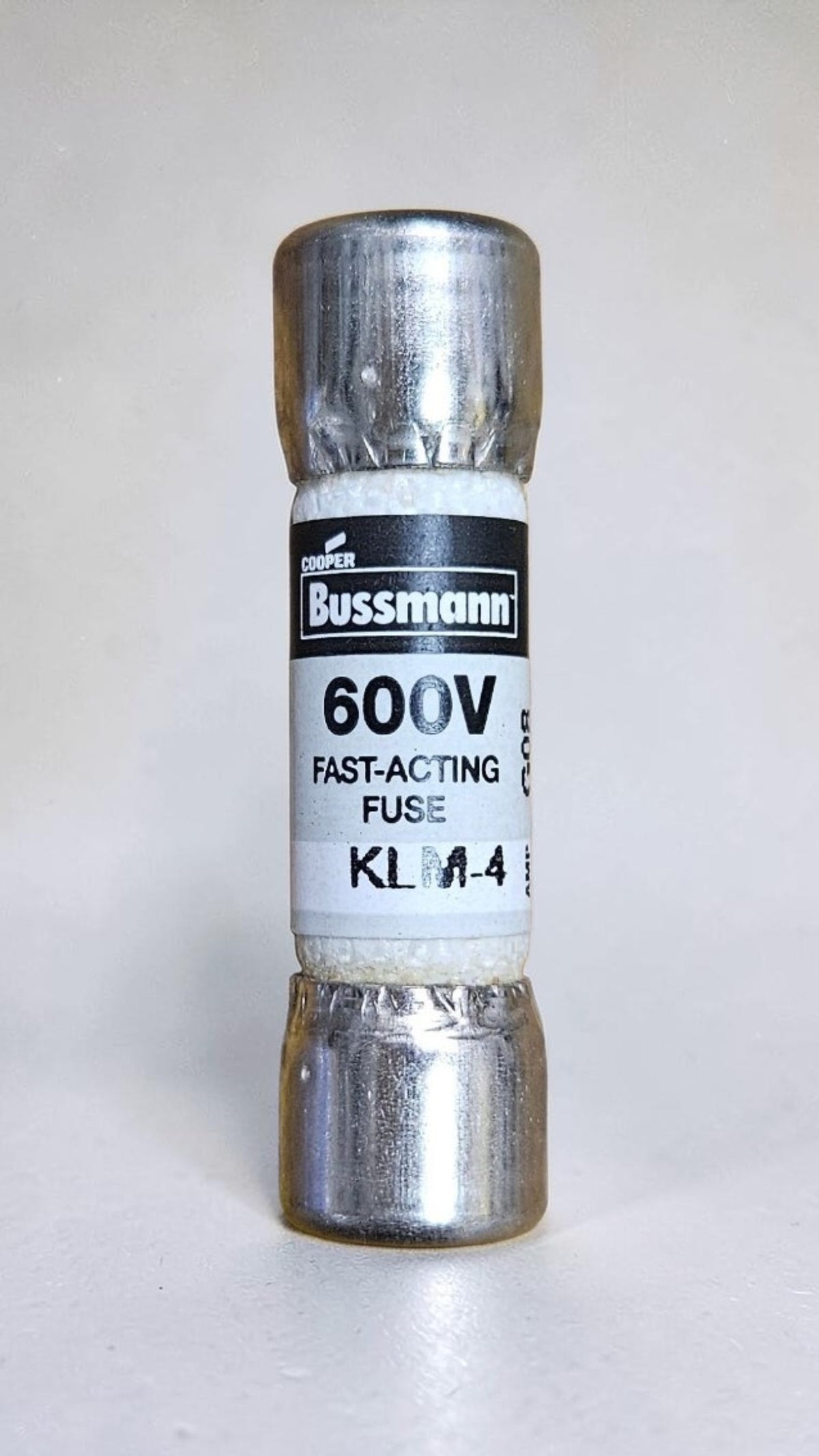 Bussmann KLM-4, 4A, 600VAC/DC, Fast Acting Fuse
